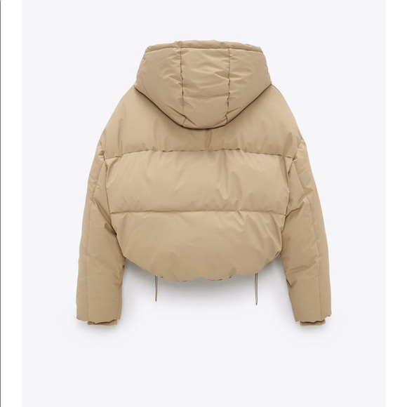Zara Elastic Trim Padded Jacket - Picture 12 of 15